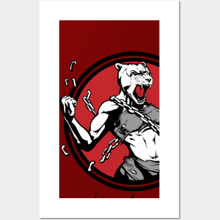 "White Lioness" of UnleashFIT by Dave Franciosa Posters and Art